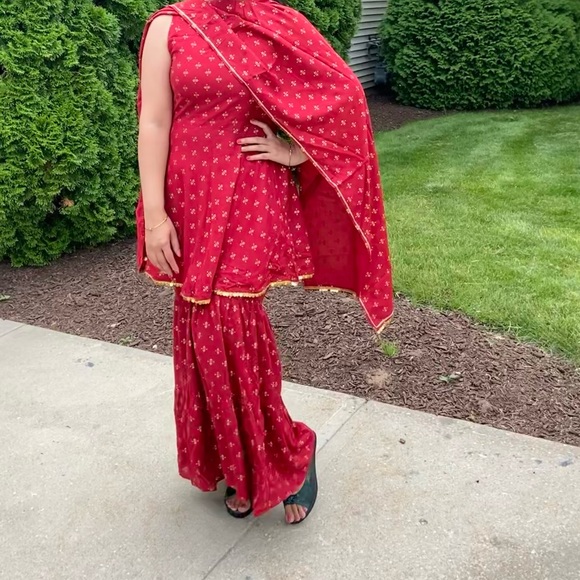 Sharara suit - Picture 1 of 3